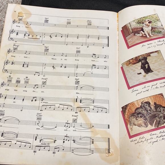 Vtg Barbara Streisand “Songbird” Words & Music by the Big 3 Music Recorded - Picture 7 of 7